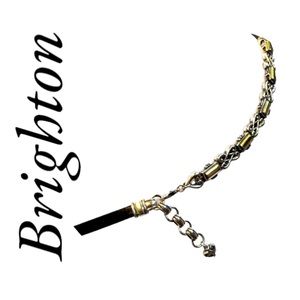 Brighton Sz Med Black leather Belt.